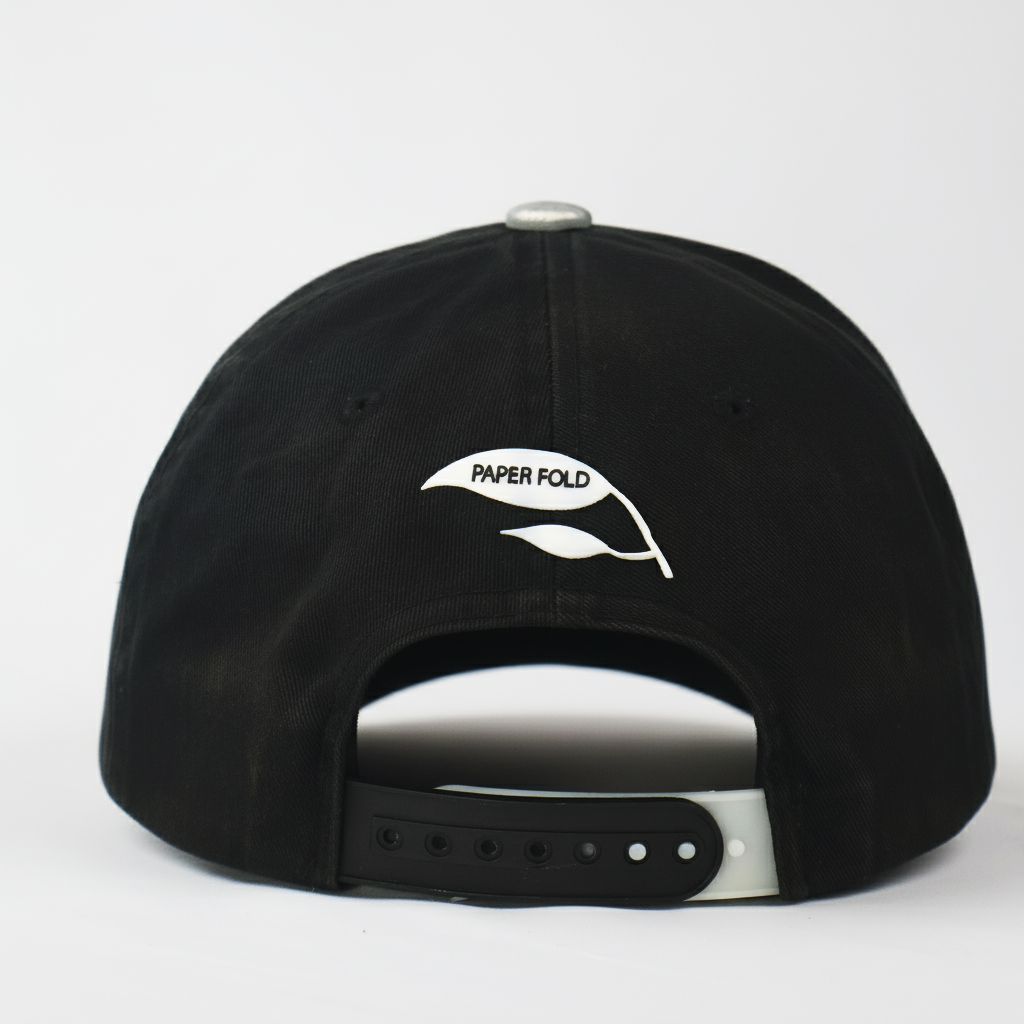 "TEAMLIFE" Panda Snapback with Geometric Camo Brim (57-59cm)