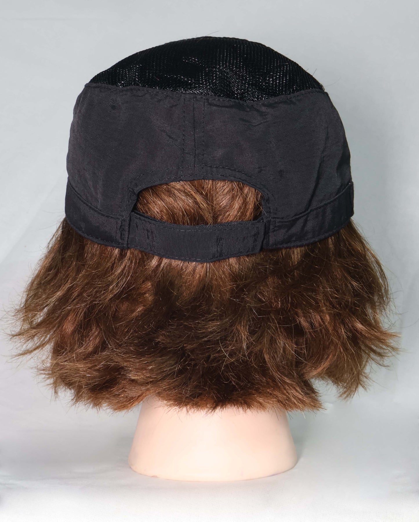 Black Nylon Baseball Cap – Red Accent | McDonald’s Staff Hat by Joseph Dahdah | Unisex | Adjustable Fit