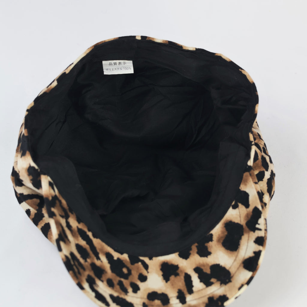 Women’s Leopard Print Rib-Knit Thrifted Beanie – Soft & Cozy Animal Print Winter Hat