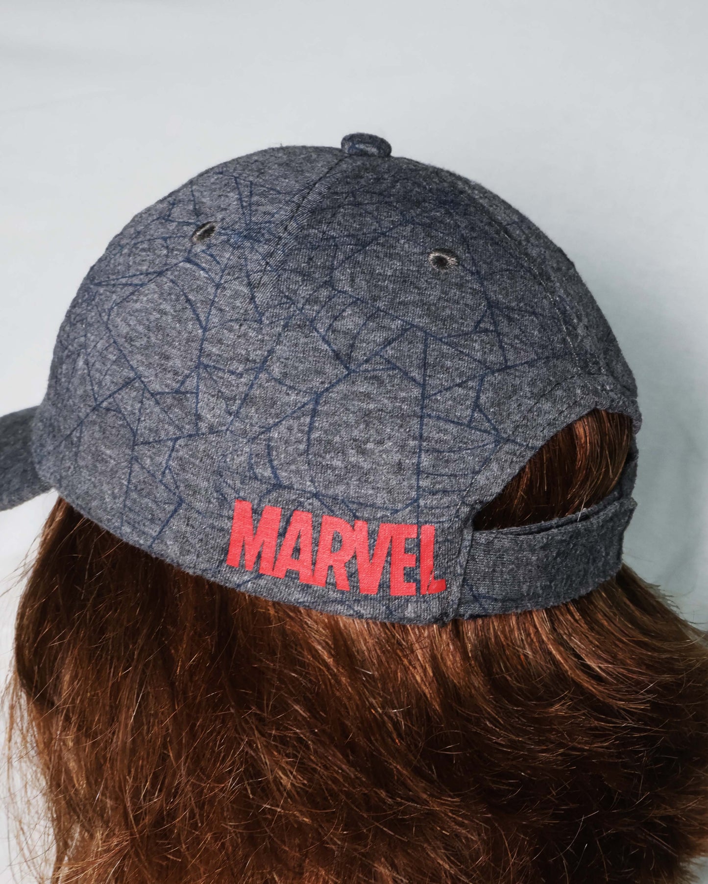 Marvel Spider-Man Web Design Grey Cap for Men – Adjustable Snapback