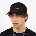 Thrifted Johnnie Walker Striding Man Black Dad Hat (56-57cm) | 10576