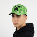 Thrifted Minecraft x Reserved Green Creeper Snapback Cap (Size 56–57 cm) |11003