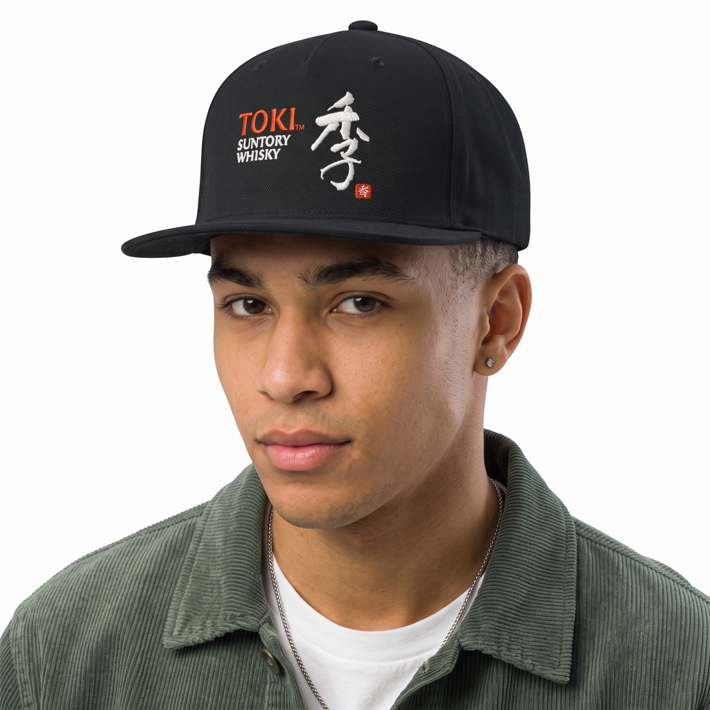 Thrifted Suntory Whisky Japanese Kanji Logo Hat (57-58cm) | 10578