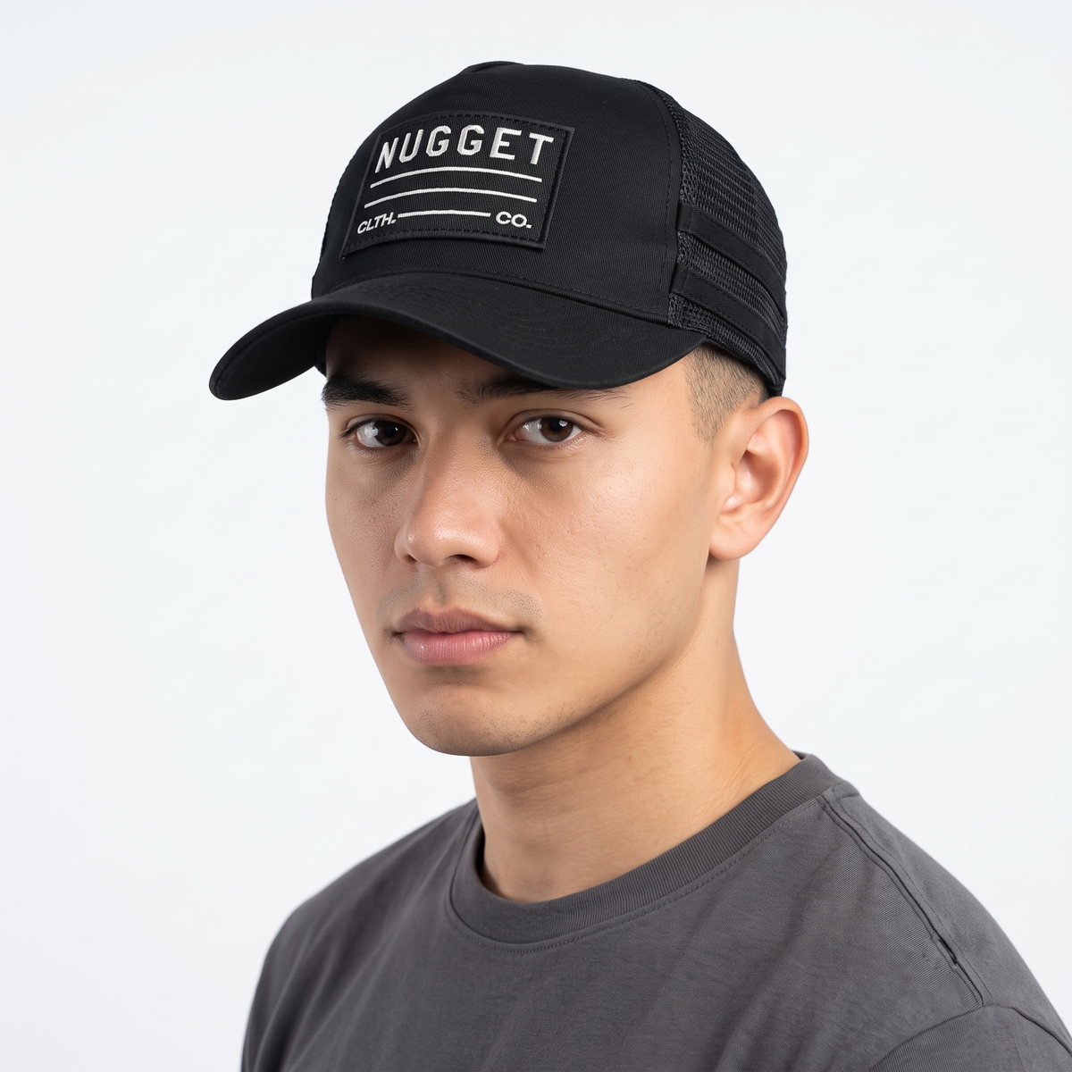 Thrifted Nugget Clth Co. Logo Mesh Snapback Cap (57-58cm) | 10583