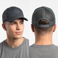 Thrifted Dark Grey The North Face Outdoor Trucker Baseball Hat (57-58cm) | 10425