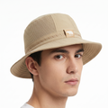 Thrifted Khaki Ventilated Mesh Boonie Hat (56-58 cm)