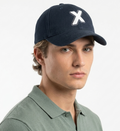 Thrifted Deutsche Bank x-markets Navy Cotton Baseball Cap (Size 57–58 cm)  | 10870