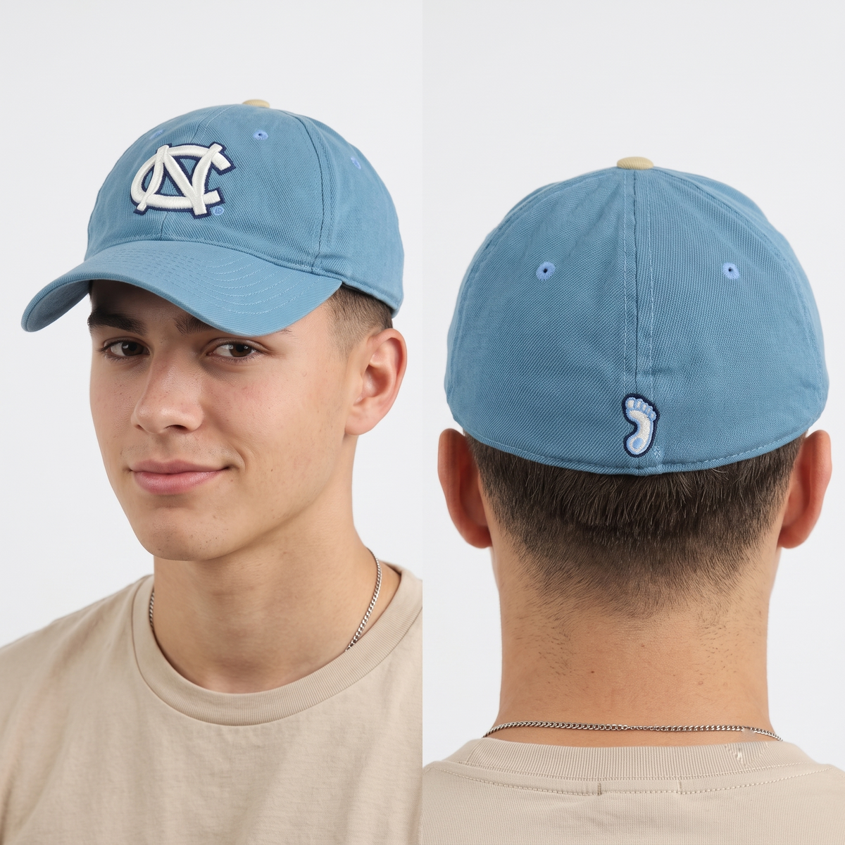 Thrifted NCAA North Carolina Wool Fitted Baseball Hat (56-57cm) | 10406