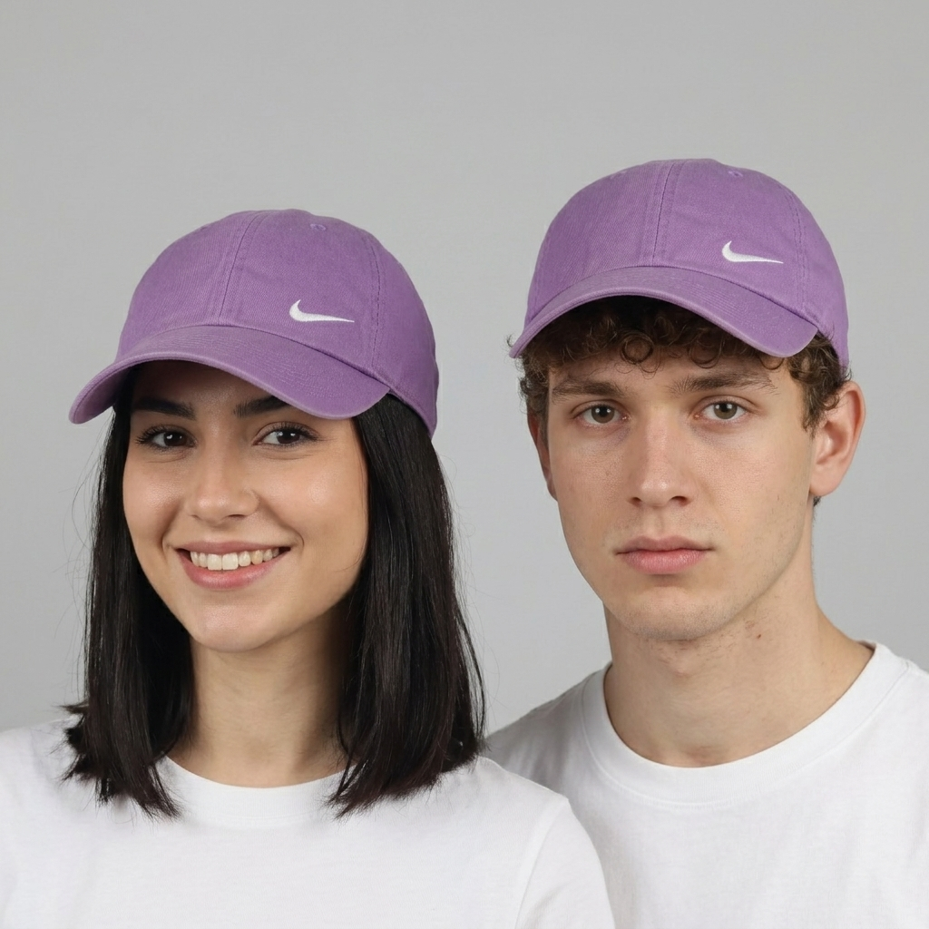 Thrifted Nike Heritage86 Purple Embroidered Swoosh Dad Hat (56-57 cm) |10724