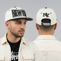 Thrifted Cityhunter USA Off-White New York Snapback Cap (Size 57–59 cm) | 10893