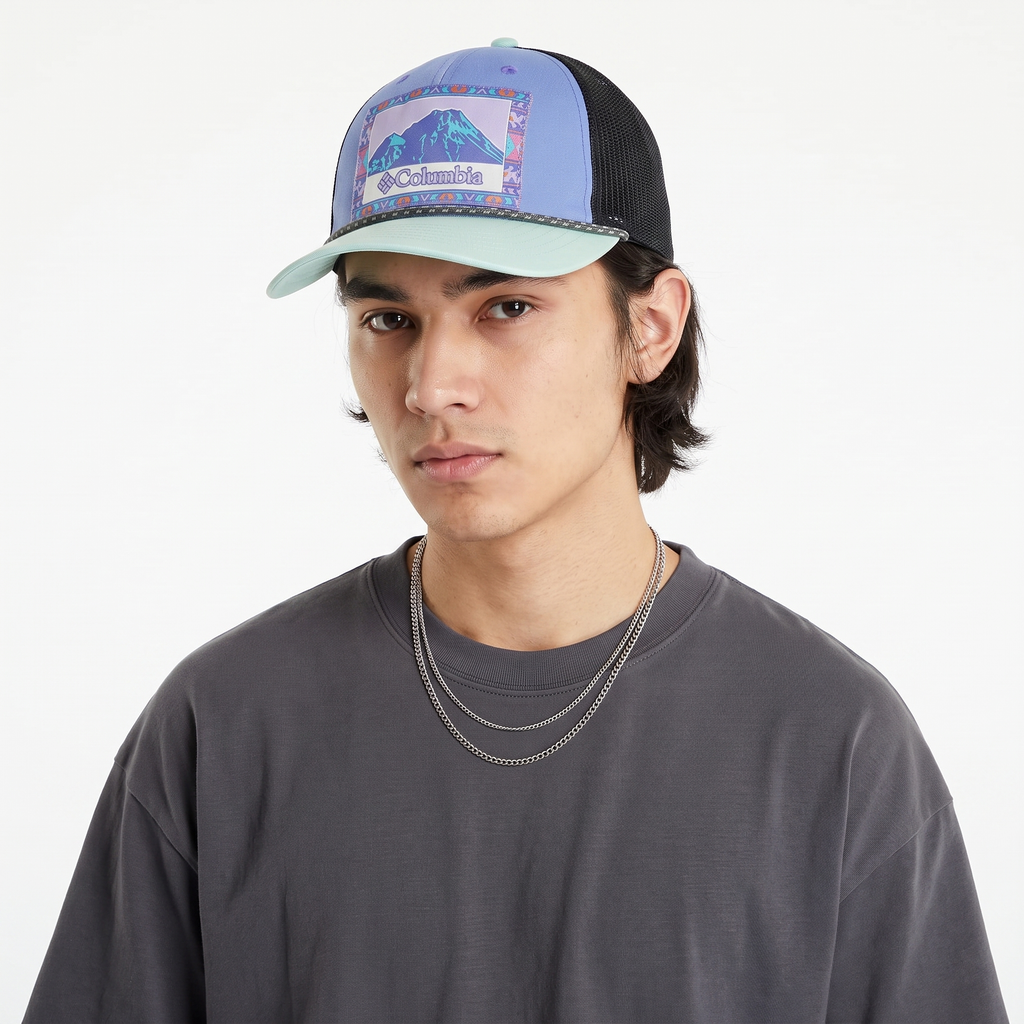 Thrifted Columbia Graphic Mesh Cap – Size 56-58 cm | 10044