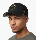 Thrifted '47 Brand Edmonton Oilers NHL Black Snapback Cap (57-59cm) |10677