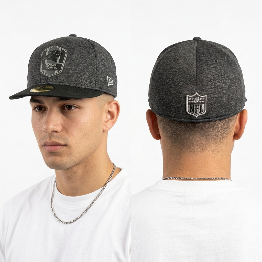 Thrifted Carolina Panthers NFL Cap - New Era 59FIFTY (58cm) | 10617