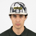 Thrifted Cali Club Tropical Printed Flat Brim Snapback Cap (Size 57–58 cm) | 10828
