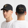 Thrifted Roger Federer RF Black Cotton Dad Hat (57-58cm) | 10409