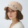 Glam Jeweled Military Style Cap
