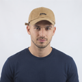 Thrifted Freedom Script Khaki Baseball Hat | Adjustable Metal Buckle Cap (58-60cm) | 10292