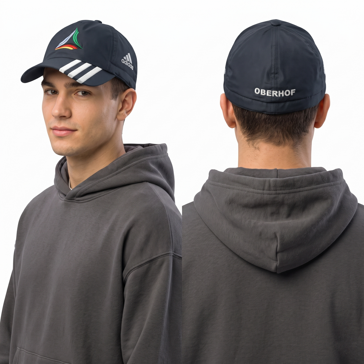 Thrifted Adidas Oberhof Vintage Winter Baseball Cap - Size 57-58 cm | 11022