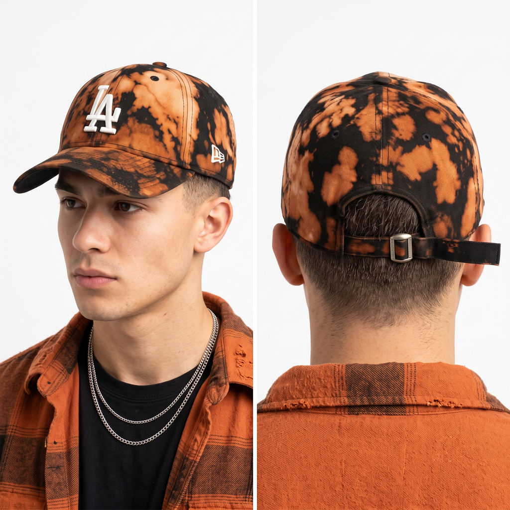 Thrifted New Era 9FORTY LA Dodgers Custom Baseball Cap (58-60cm) | 10460
