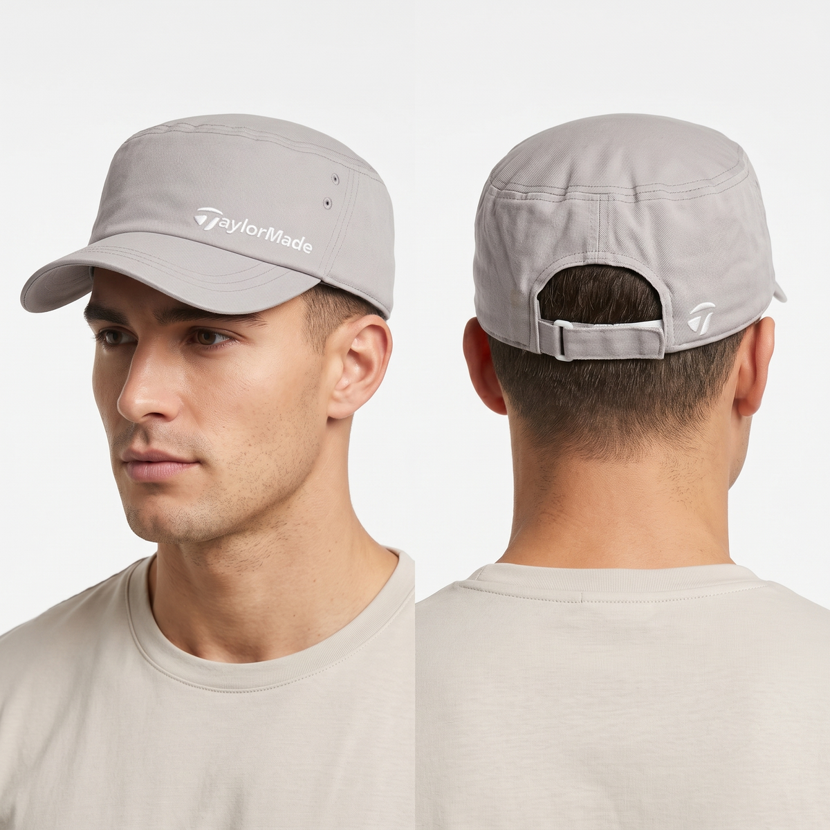 Thrifted Grey TaylorMade Adjustable Golf Hat (58-60 cm) | 10274