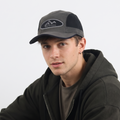 Thrifted Vintage Best Mountain Winter Fleece Cap – Dark Grey / Black (57-59cm) | 11006