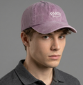 Thrifted Pull&Bear Washed Purple Embroidered Paris Cap (Size 56–58 cm) | 10885