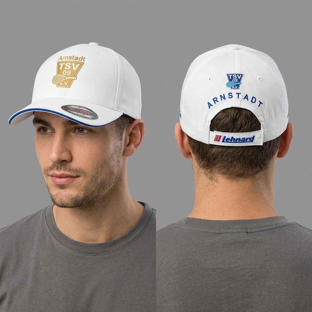 Thrifted TSV Arnstadt White Cap with Lehnard Back Strap (57-58 cm) | 10712