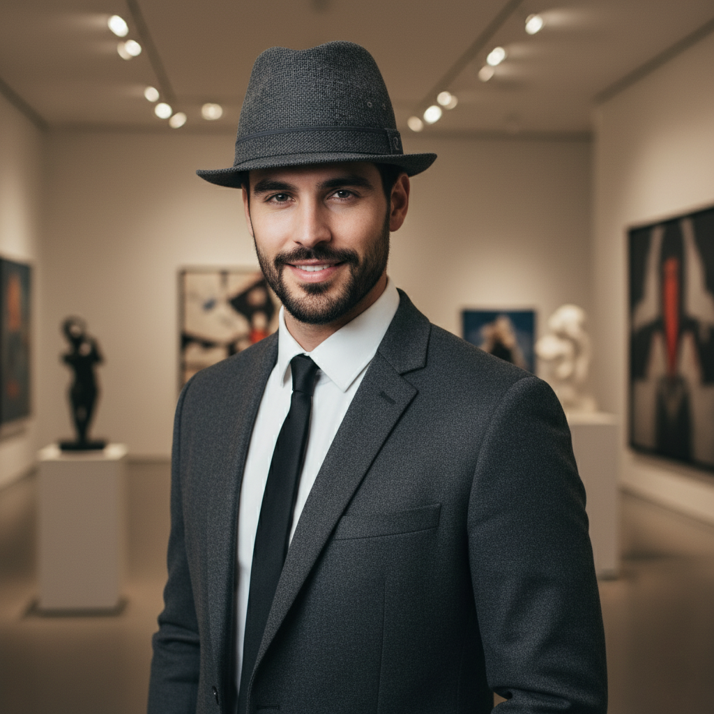 "Pierre Cardin Paris" Textured Trilby Hat - Charcoal