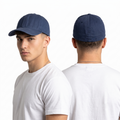 Thrifted Yupoong Flexfit Plain Navy Workwear Hat (58-60cm) | 10575