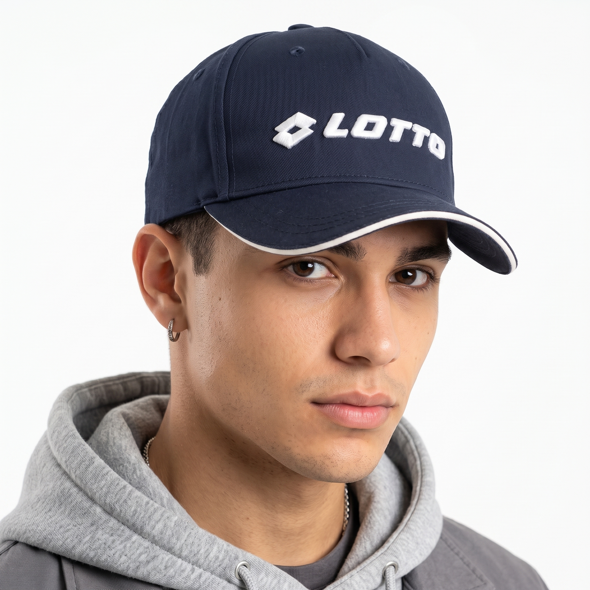 Thrifted Lotto Athletic Navy Adjustable Hat (56-58cm) | 10418