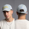 Thrifted NBA New York Knicks Light Wash Denim Adjustable Strapback Hat 57-58cm | 10630