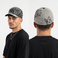 Thrifted Fox Racing Distressed Graphic Baseball Hat S/M | 10386