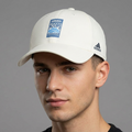 Thrifted Adidas Hoops Off-White Adjustable Baseball Cap (Size 57–58 cm) | 11019