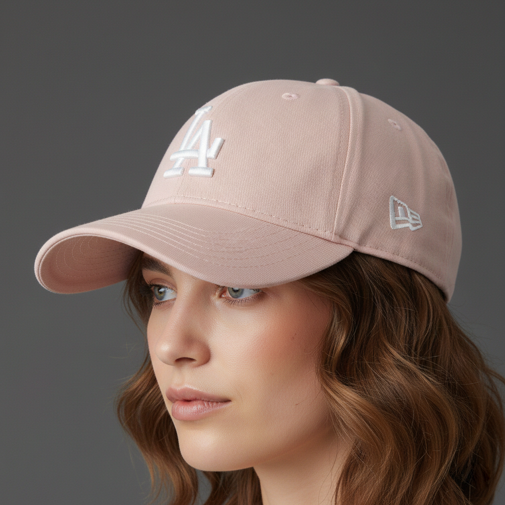 LA Dodgers Soft Pink Snapback Thrifted Hat - Premium MLB Streetwear