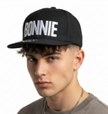 Thrifted Bonnie Embroidered Black Snapback Cap (56-57cm) | 10659