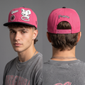 Thrifted Prague Designs Old English P Flat Brim Cap (57-59cm) | 10439