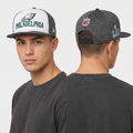 Thrifted New Era NFL Philadelphia Eagles Flat Brim Hat (57-58 cm) |10704
