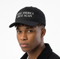 Thrifted Beechfield Make America Great Again Black Hat (57-58cm) | 10565