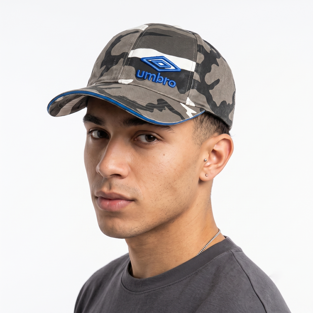 Thrifted Umbro Camo Adjustable Baseball Cap (56-57cm) | 10412