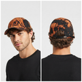 Thrifted Tommy Hilfiger Orange & Black Bleached Hat (58-60 cm) | 10317
