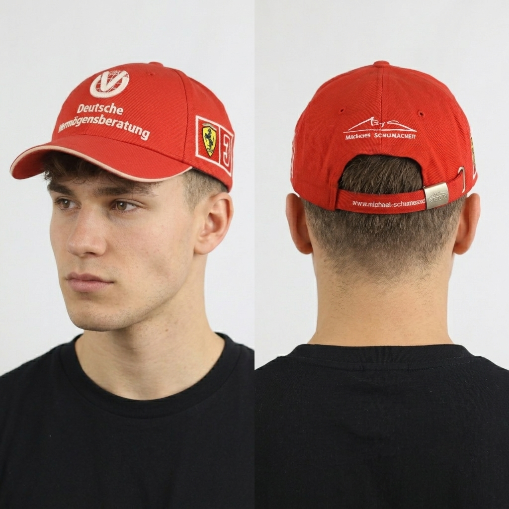 Thrifted Ferrari Official Licensed Michael Schumacher #3 Racing Cap 57-58cm | 10849
