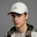 Thrifted Adidas Climalite White Sports Cap (56-57 cm) | 10713