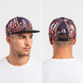 Thrifted Atlantis NYC Skyline Graphic Flat Visor Cap (55-57 cm) | 10149