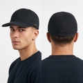 Thrifted Mayser Aquastop Black Water-Resistant Fitted Cap (Size 57) | 10608