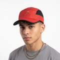 Thrifted Red Mesh Panel Hiking Running Lightweight Runner Cap (57-59 cm) | 10049