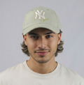 Thrifted MLB New York Yankees Sage Green Curved Brim Cap (56–57 cm)  |10688