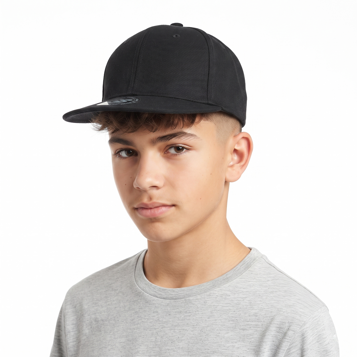 thrifted Minimalist Black Premium Snapback Cap | Size: 54–55 cm | 10074