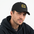 Thrifted Black Embroidered 'B' Logo Baseball Cap (57-59 cm) | 11013