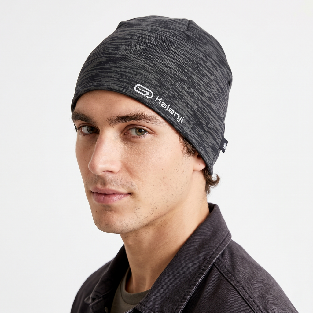 Thrifted Kalenji by Decathlon Grey Heather Athletic Beanie (Adult)