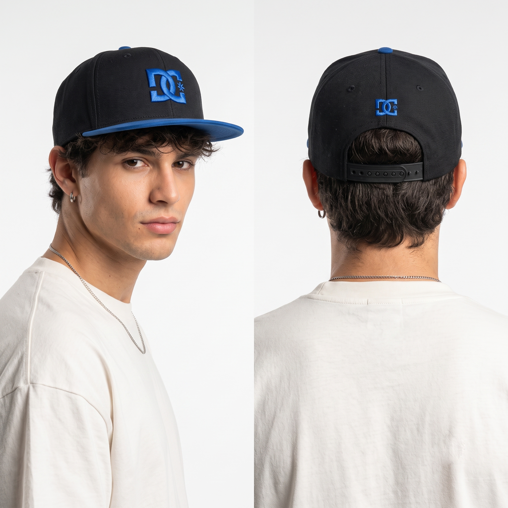 Thrifted DC Shoes Outline Logo Skate Hat (56-57cm) | 10445